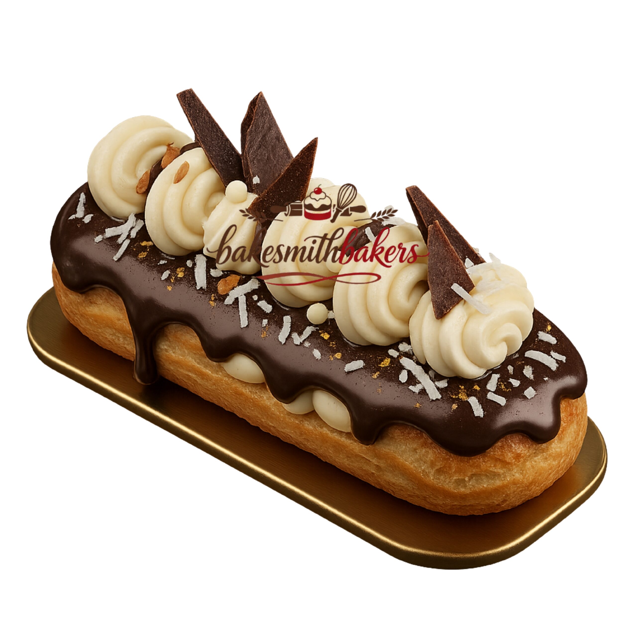 Classic Chocolate Éclair Pastry filled with vanilla cream and topped with rich chocolate glaze available in Lahore